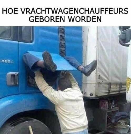 Ное vrachtwagenchauffeurs geboren worden