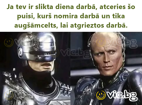 Ja tev ir slikta diena darbā, atceries šo puisi, kurš nomira darbā un tika augšāmcelts, lai atgrieztos darbā.