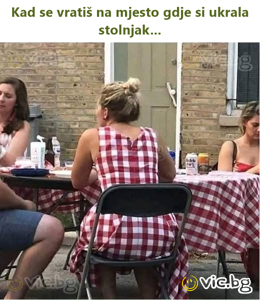Kad atgriezies vietā, no kuras tu nozagi galdautu...
