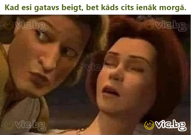 Kad esi gatavs beigt, bet kāds cits ienāk morgā.