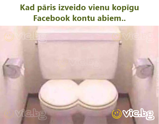 Kad pāris izveido vienu kopīgu Facebook kontu abiem..