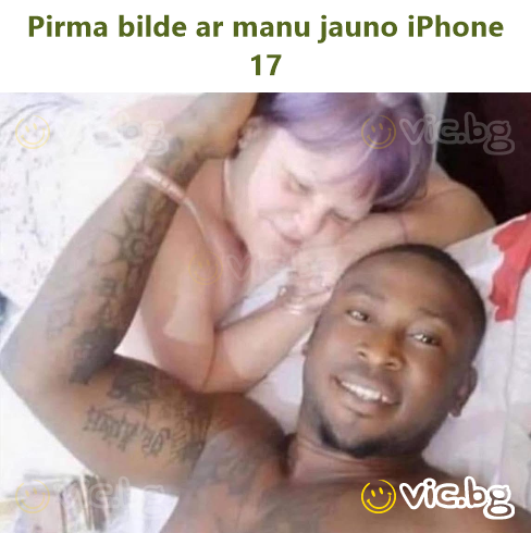Pirma bilde ar manu jauno iPhone 17
