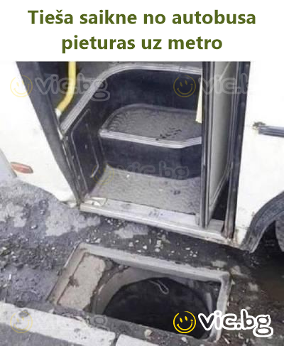 Tieša saikne no autobusa pieturas uz metro