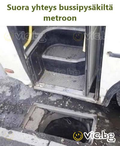 Tieša saikne no autobusa pieturas uz metro
