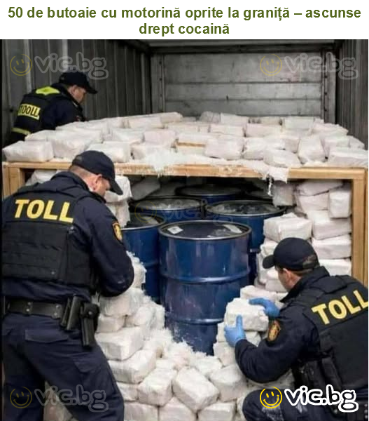 50 de butoaie cu motorină oprite la graniță – ascunse drept cocaină