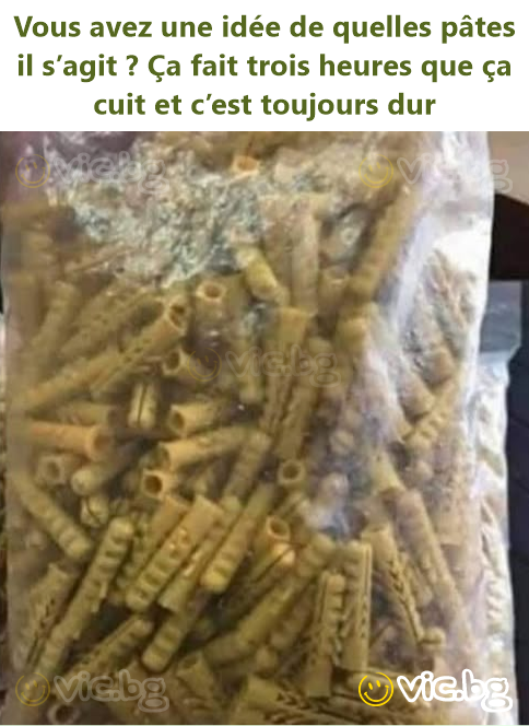Aveți vreo idee ce fel de paste sunt astea? Fierb de trei ore și tot nu se înmoaie