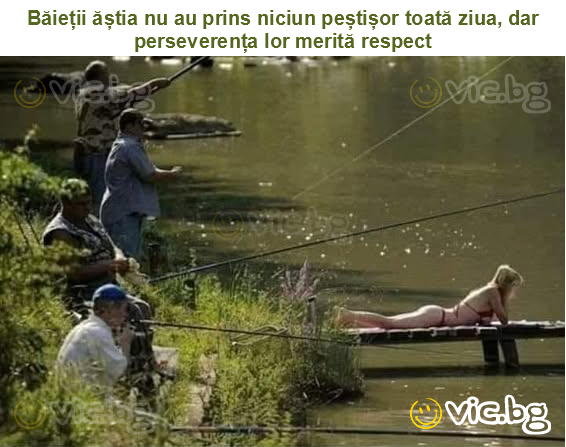 Băieții ăștia nu au prins niciun peștișor toată ziua, dar perseverența lor merită respect