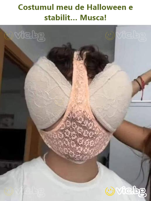 Costumul meu de Halloween e stabilit… Musca!