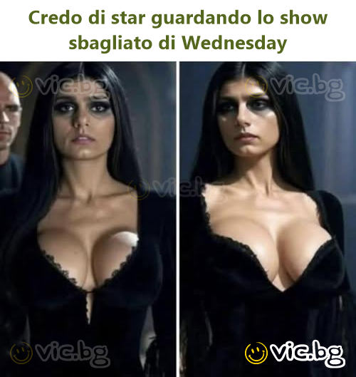 Cred că mă uit la emisiunea greșită Wednesday
