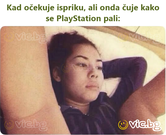 Când se așteaptă la scuze, dar apoi aude сuм pornește PlayStation-ul: