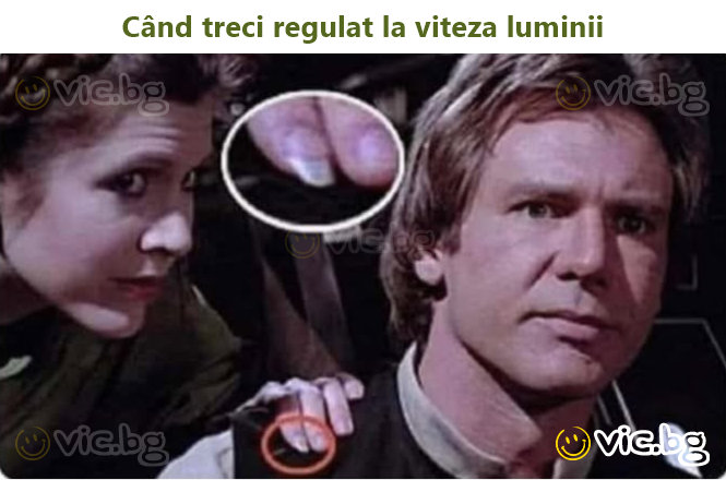 Când treci regulat la viteza luminii