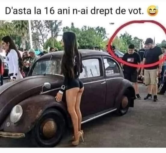 D'asta la 16 ani n-ai drept de vot.