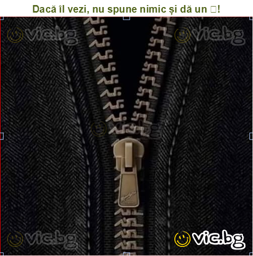 Dacă îl vezi, nu spune nimic și dă un 👍!