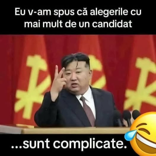 Eu v-am spus că alegerile cu mai mult de un candidat „„„sunt complicate.
