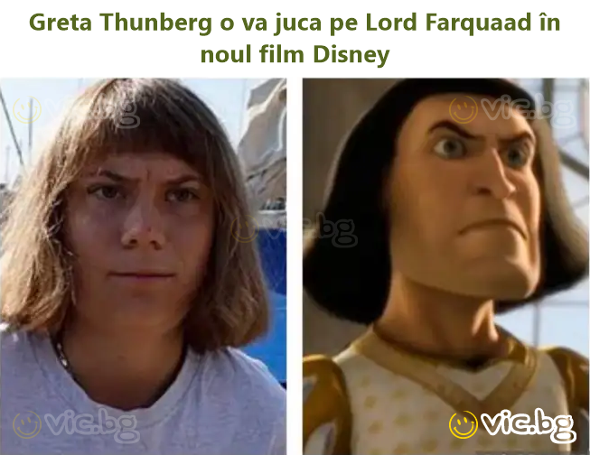 Greta Thunberg o va juca pe Lord Farquaad în noul film Disney