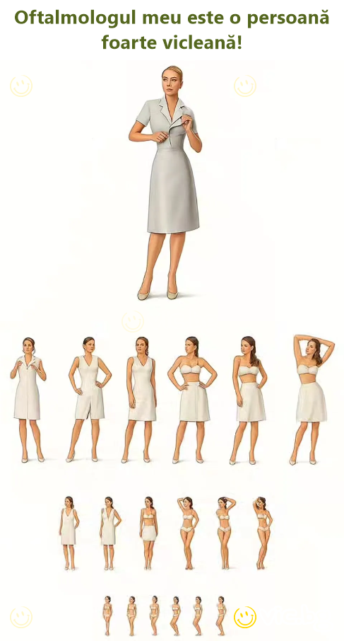 Oftalmologul meu este o persoană foarte vicleană!