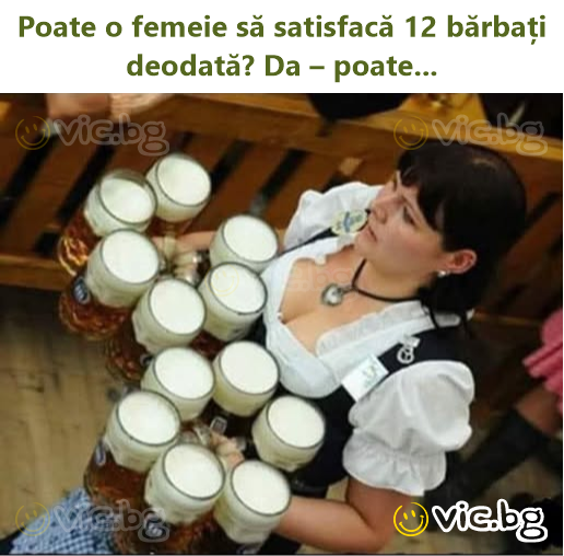 Poate o femeie să satisfacă 12 bărbați deodată? Da – poate...