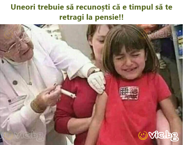 Uneori trebuie să recunoști că e timpul să te retragi la pensie!!