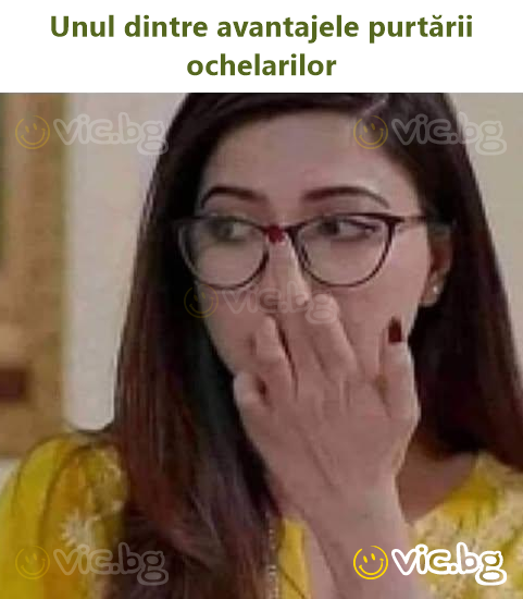 Unul dintre avantajele purtării ochelarilor