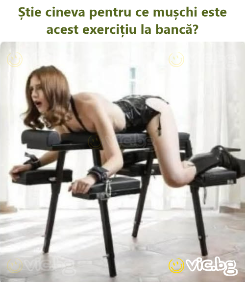 Știe cineva pentru ce mușchi este acest exercițiu la bancă?