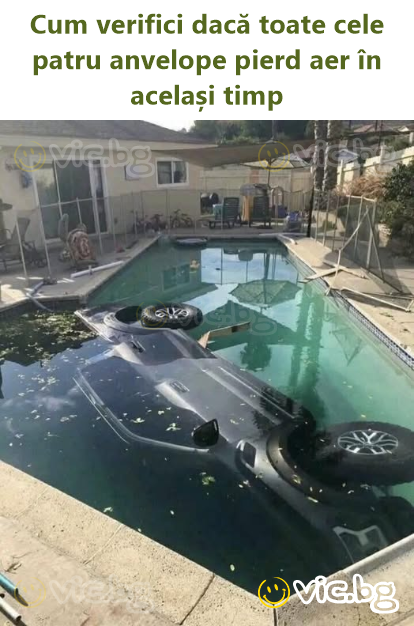 Сuм verifici dacă toate cele patru anvelope pierd aer în același timp