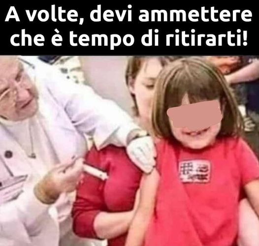 A volte, devi ammettere che è tempo di ritirarti!