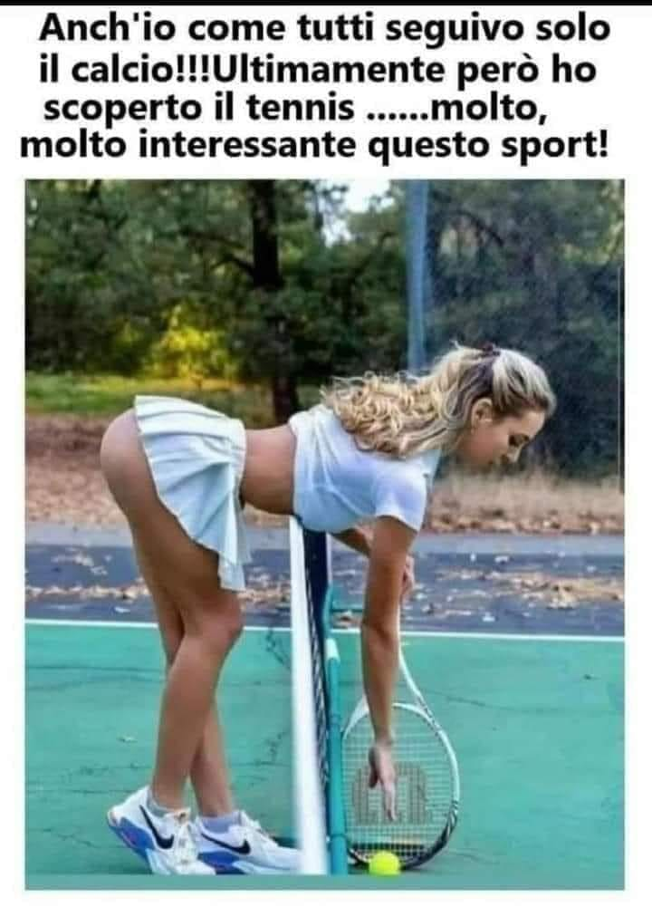 Anch'io come tutti seguivo solo il calcio!!! Ultimamente però ho scoperto il tennis ...... Molto, molto interessante questo sport!