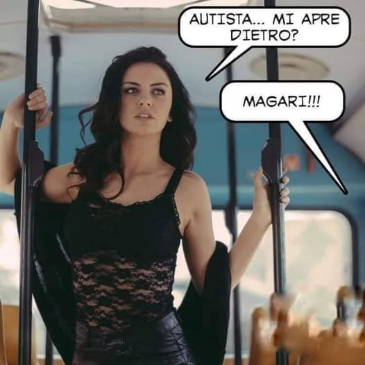 Autista... Mi apre dietro? Magari!!!