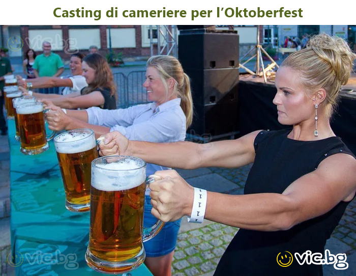 Casting di cameriere per l’Oktoberfest
