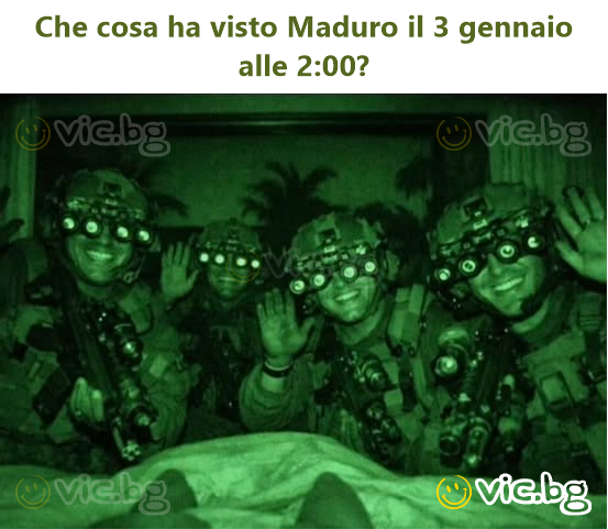 Che cosa ha visto Maduro il 3 gennaio alle 2:00?