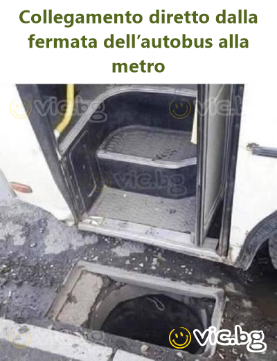 Collegamento diretto dalla fermata dell’autobus alla metro