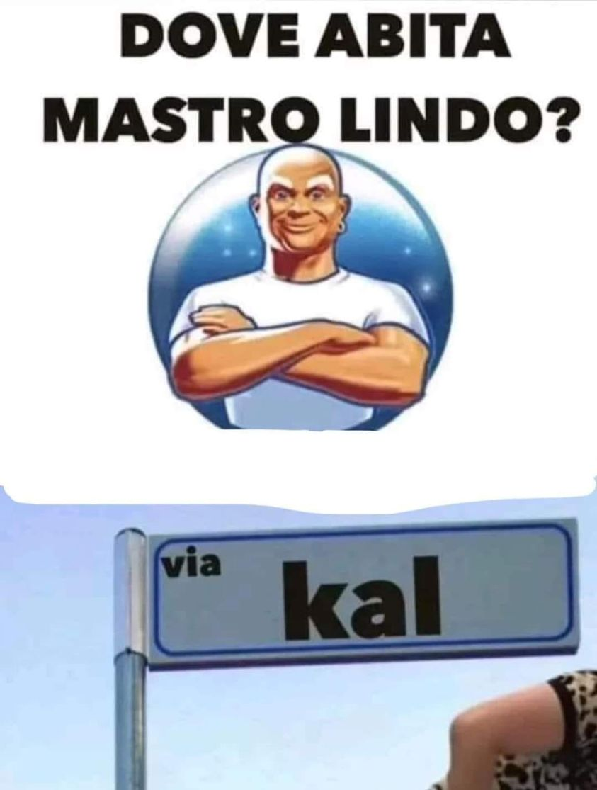 dove abita mastro lindo? via cal
