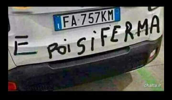 E poi si ferma