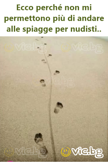Ecco perché non mi permettono più di andare alle spiagge per nudisti..