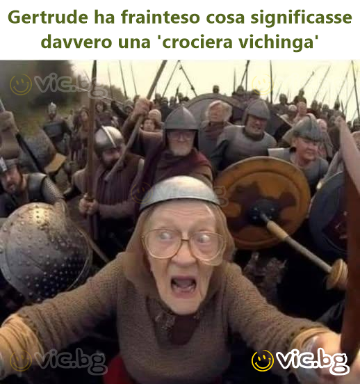 Gertrude ha frainteso cosa significasse davvero una 'crociera vichinga'