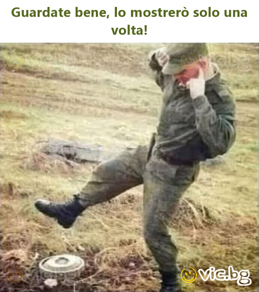 Guardate bene, lo mostrerò solo una volta!