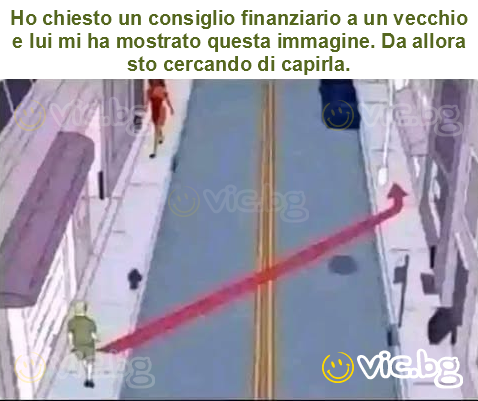 Ho chiesto un consiglio finanziario a un vecchio e lui mi ha mostrato questa immagine. Da allora sto cercando di capirla.