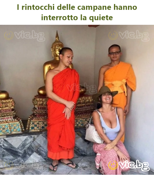 I rintocchi delle campane hanno interrotto la quiete