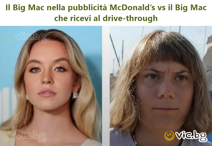 Il Big Mac nella pubblicità McDonald’s vs il Big Mac che ricevi al drive-through