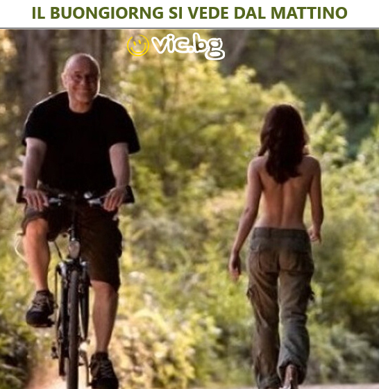 Il buongiorng si vede dal mattino