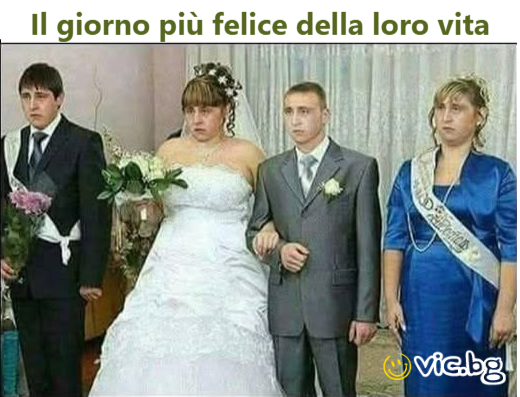 Il giorno più felice della loro vita