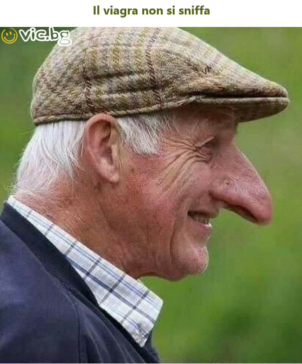 Il viagra non si sniffa