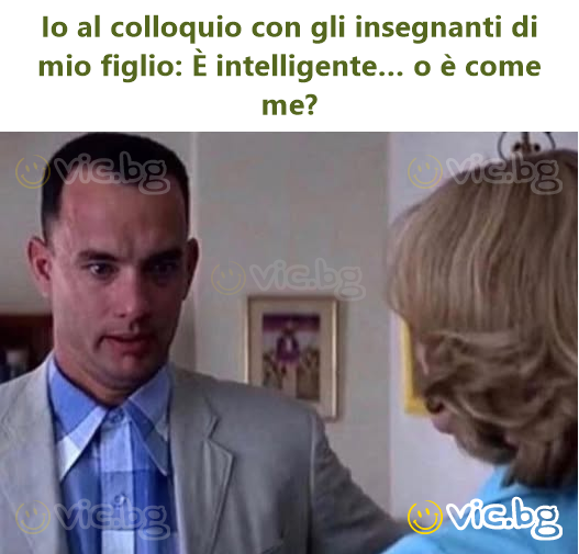 Io al colloquio con gli insegnanti di mio figlio: È intelligente… o è come me?