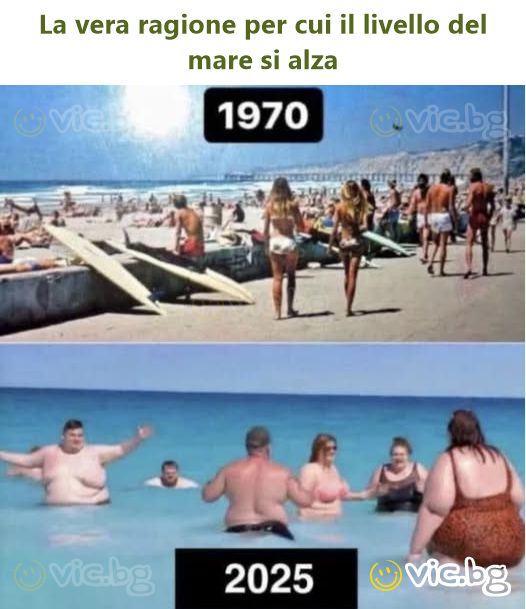 La vera ragione per cui il livello del mare si alza