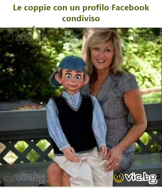 Le coppie con un profilo Facebook condiviso