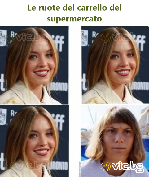 Le ruote del carrello del supermercato