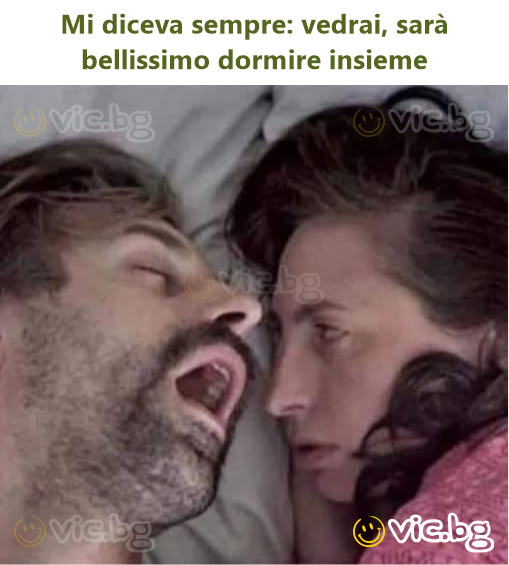 Mi diceva sempre: vedrai, sarà bellissimo dormire insieme