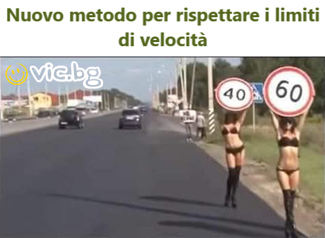 Nuovo metodo per rispettare i limiti di velo.  