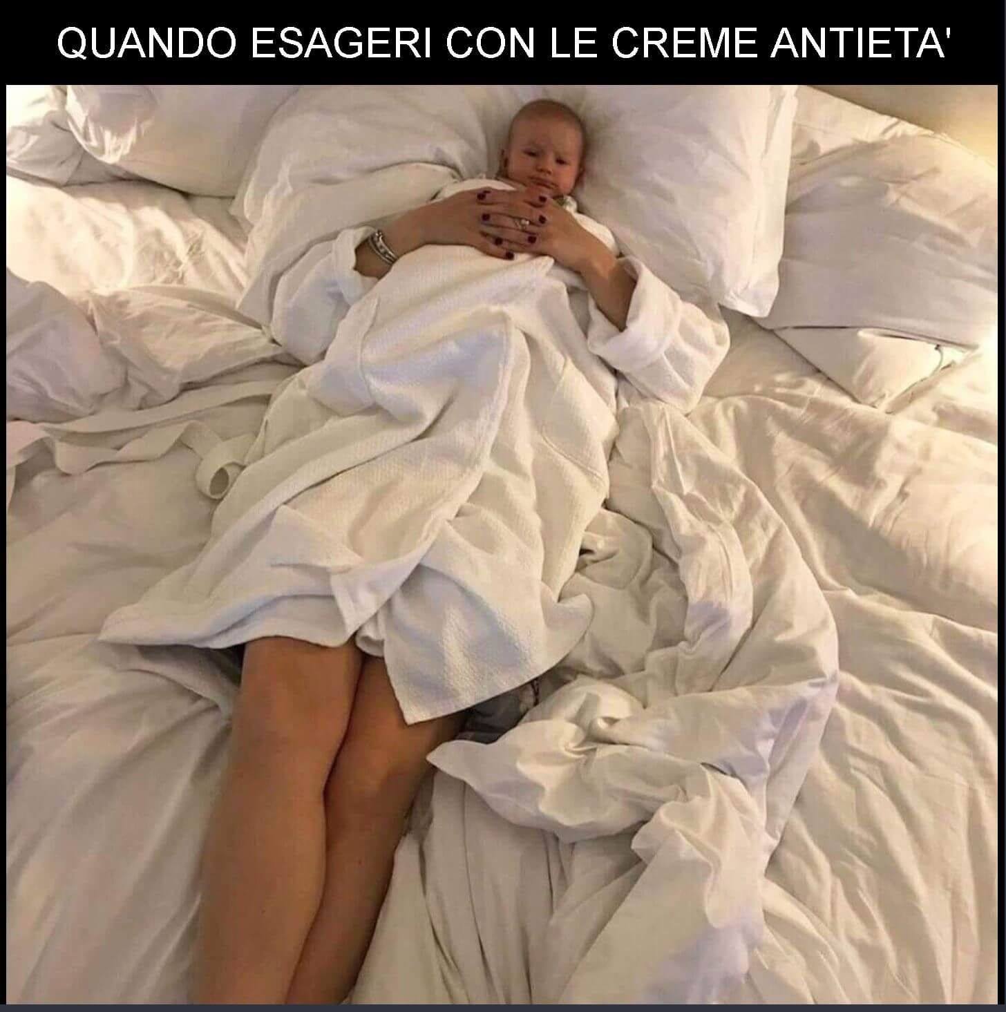 Qi-jando esageri con le creme antieta'