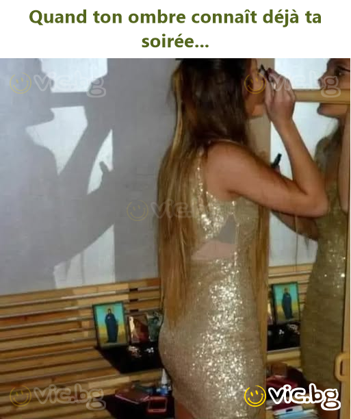 Quand ton ombre connaît déjà ta soirée...